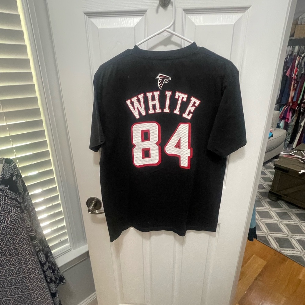 Atlanta Falcons number 84 black T-shirt medium - Picture 6 of 9